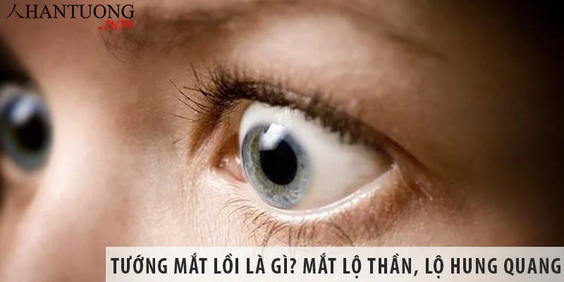 Tướng mắt lồi là gì? Mắt lộ thần, lộ hung quang thì sao? Tướng mắt lồi là gì? Mắt lộ thần, lộ hung quang thì sao?