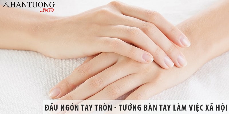 Đầu ngón tay tròn – tướng bàn tay người làm việc xã hội Đầu ngón tay tròn - tướng bàn tay người làm việc xã hội