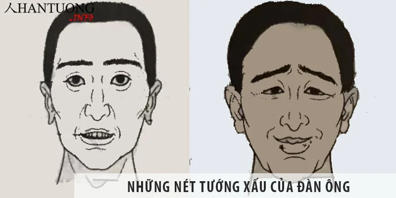 Những nét tướng xấu của đàn ông theo Nhân tướng